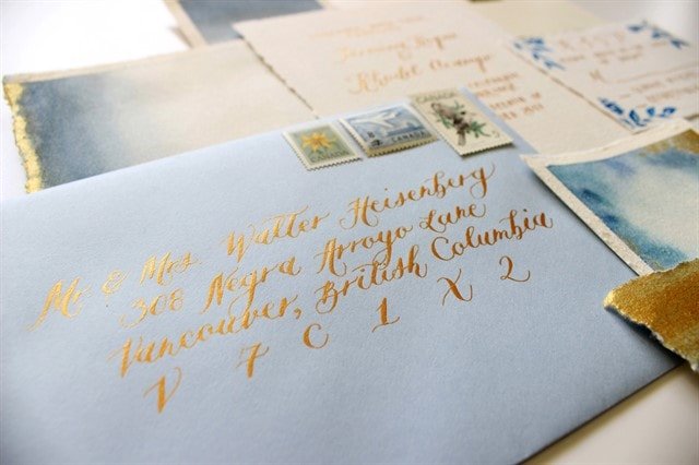 Как сделать разлиновку на конвертах